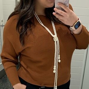 Orange Sweater XL